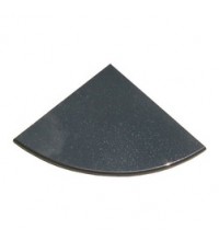 Black Galaxy Granite Polished Corner Shelf 9"